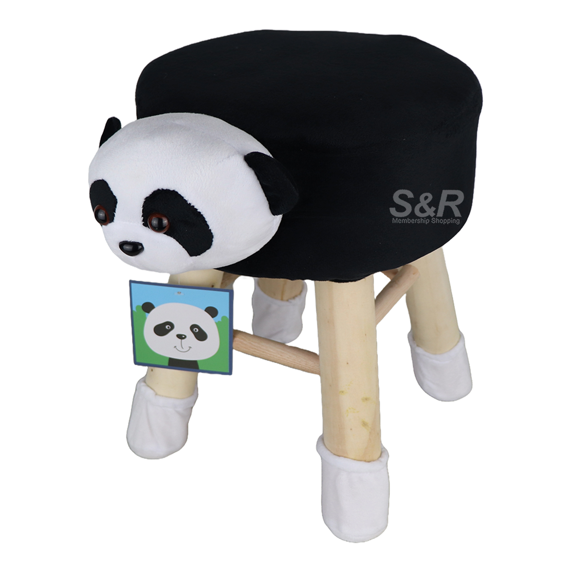 S&CO Kids Foot Stool Panda